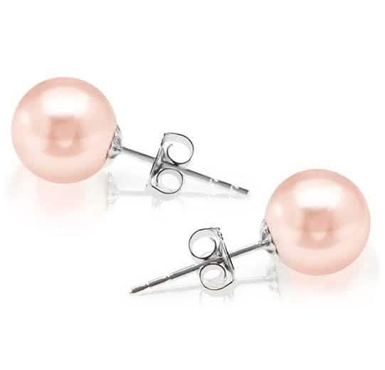 18K White Gold Plated Stud Earrings DailySale