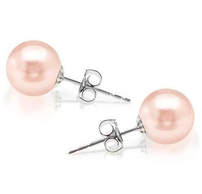 18K White Gold Plated Stud Earrings DailySale