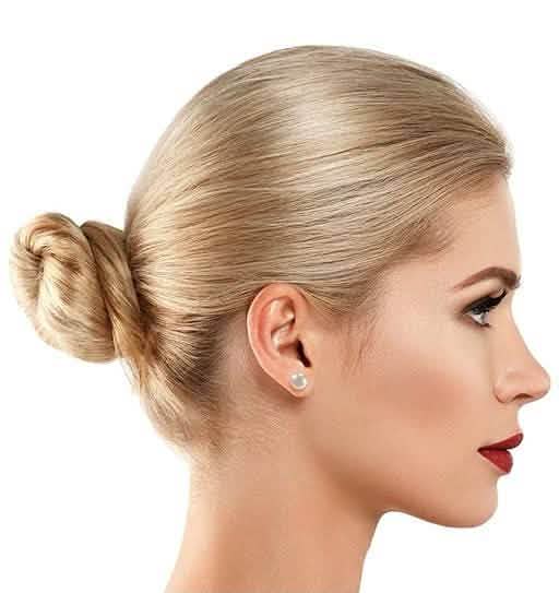 18K White Gold Plated Stud Earrings DailySale