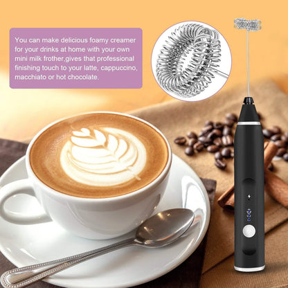 19-Pack: USB Electric Milk Coffee Frother Pitcher Set DailySale