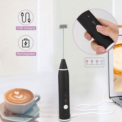 19-Pack: USB Electric Milk Coffee Frother Pitcher Set DailySale