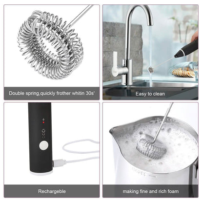 19-Pack: USB Electric Milk Coffee Frother Pitcher Set DailySale