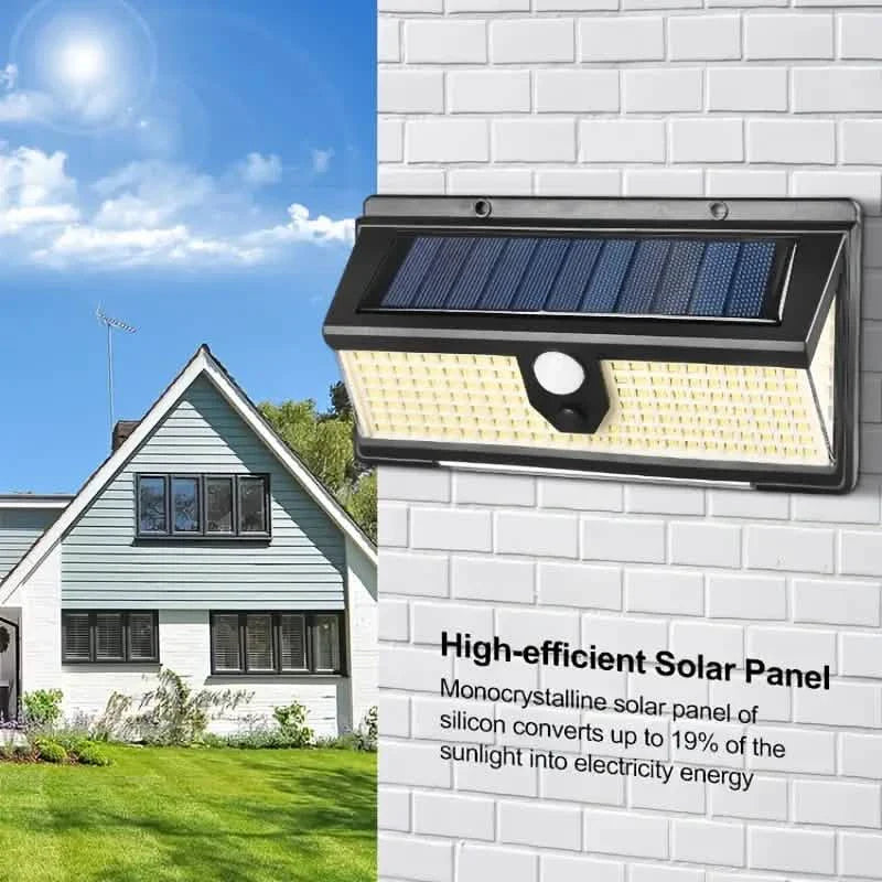 190 LED Upgrading Solar Light Wall DailySale
