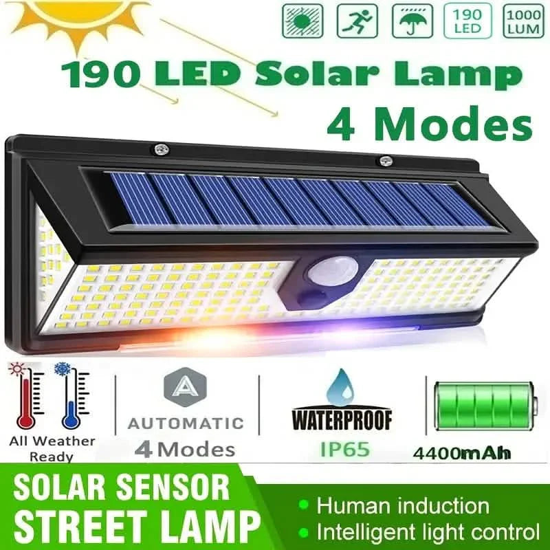 190 LED Upgrading Solar Light Wall DailySale