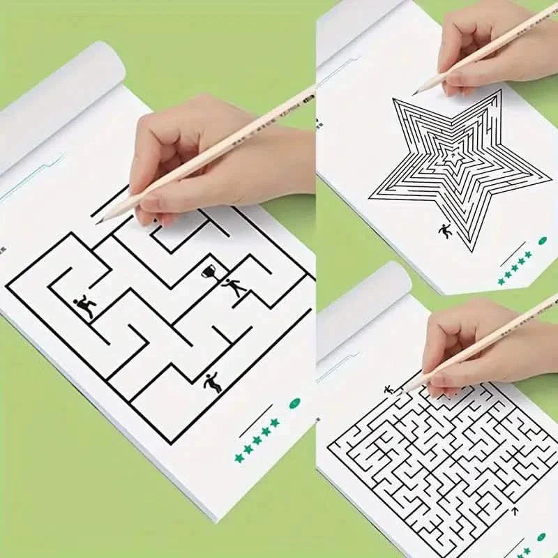 192 Patterns Concentration Maze Training Book DailySale