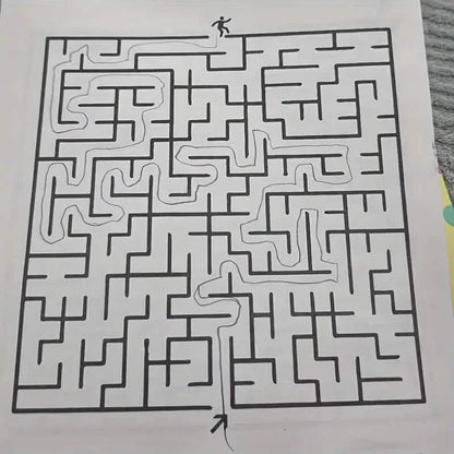 192 Patterns Concentration Maze Training Book DailySale