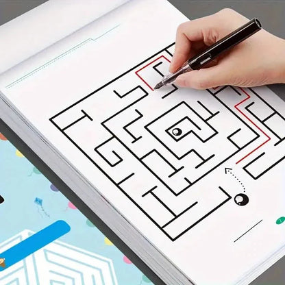 192 Patterns Concentration Maze Training Book DailySale