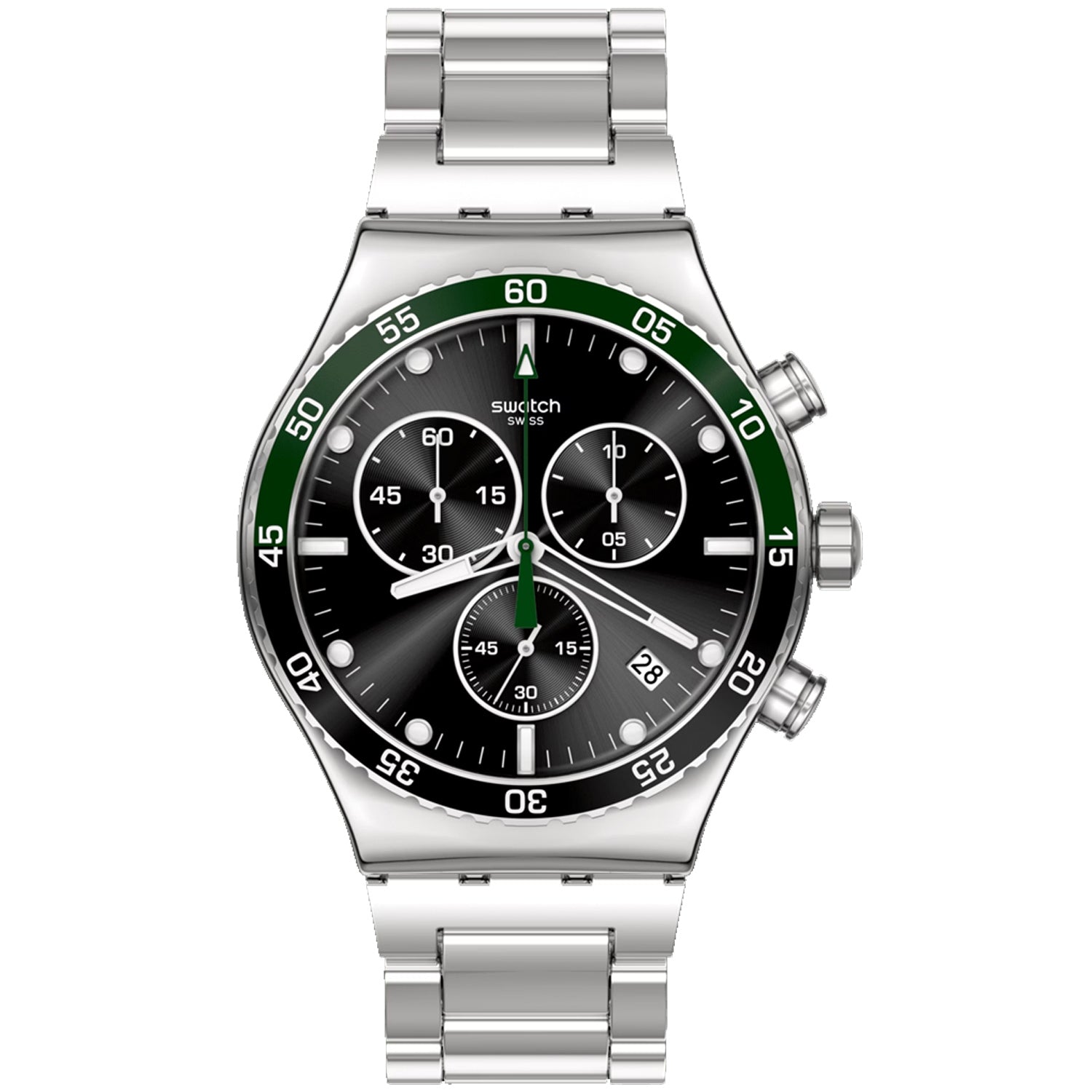 Swatch Men's Dark Green Irony Bids.com