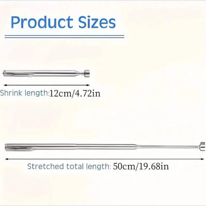 3-in-1 Telescopic Magnetic Grabber Tool – Stainless Steel, Non-Electric DailySale