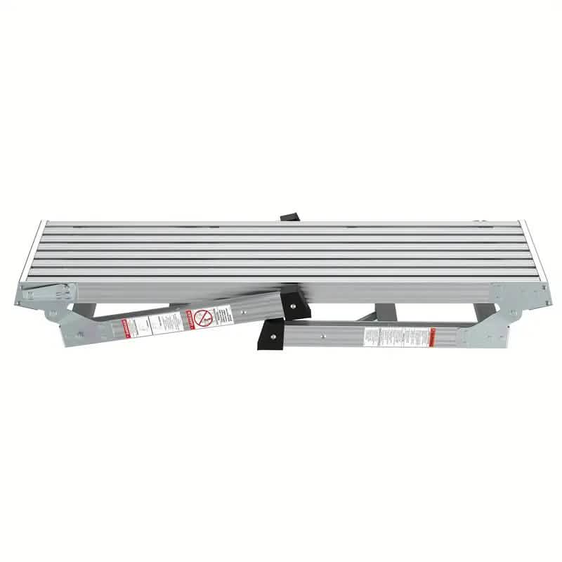 Portable Bench Folding Ladder Stool with Non-Slip Design DailySale
