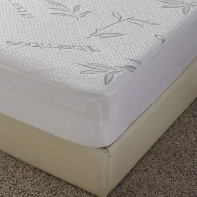 Bed Bath Fashions Premium Bamboo Waterproof Fitted Mattress Protector DailySale