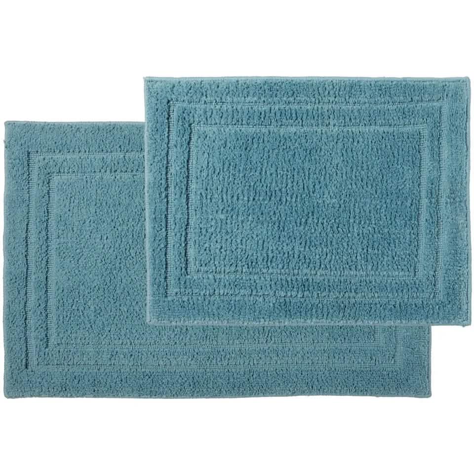 2-Piece: Bibb Home Microfiber Shag Bath Mat Set DailySale