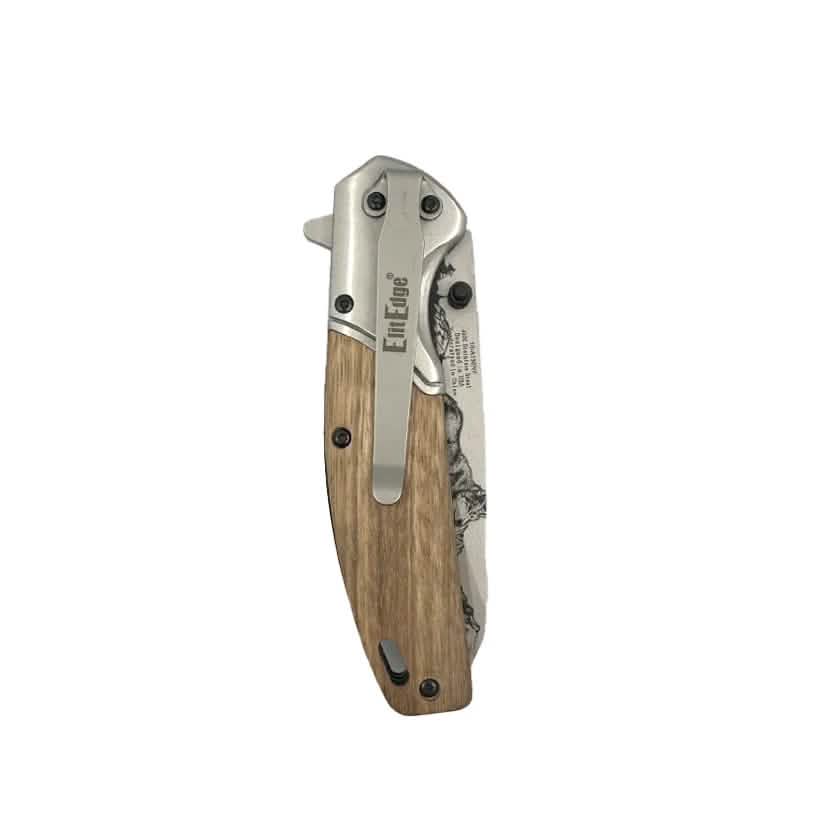 2-Pack: 3.5" Spring Assisted Knife Drop Point Blade DailySale