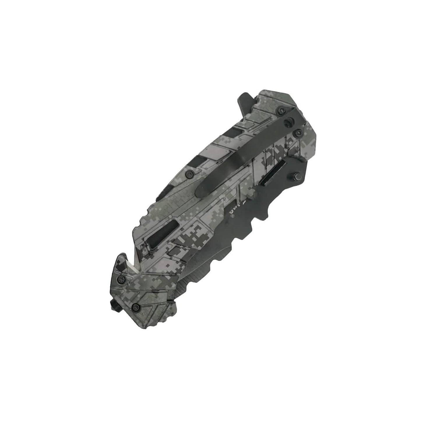 2-Pack: 5" Spring Assisted Knife with Camo Nylon Fiber Handle DailySale