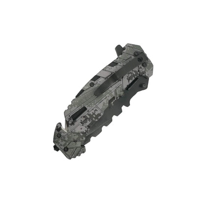 2-Pack: 5" Spring Assisted Knife with Camo Nylon Fiber Handle DailySale