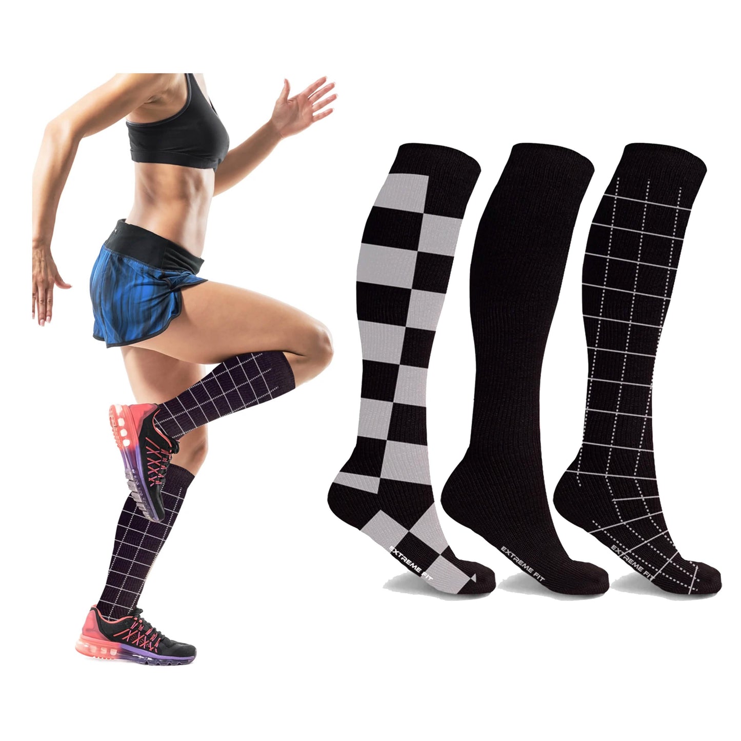 3-Pairs: Perfect Gift Compression Socks DailySale