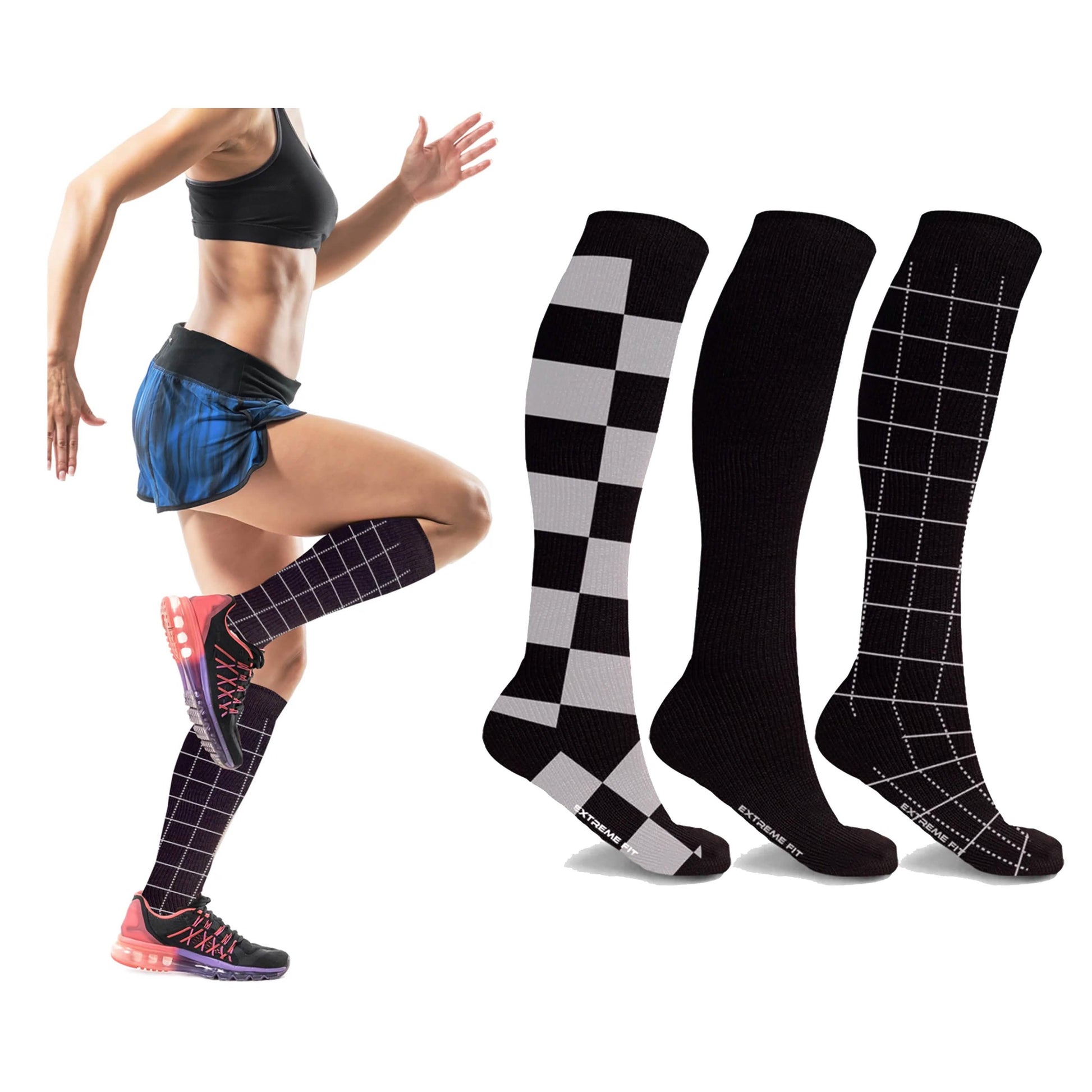 3-Pairs: Perfect Gift Compression Socks DailySale