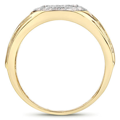 0.24 Carat Genuine White Diamond .925 Sterling Silver Ring Bids.com