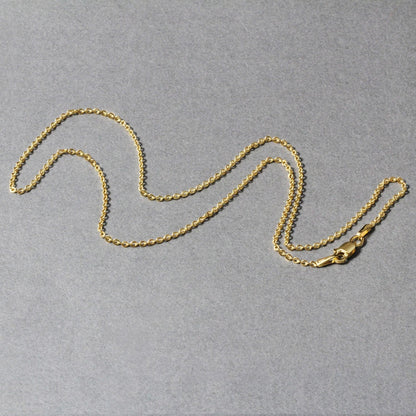 14k Yellow Gold Forsantina Lite Cable Link Chain 1.5mm Bids.com