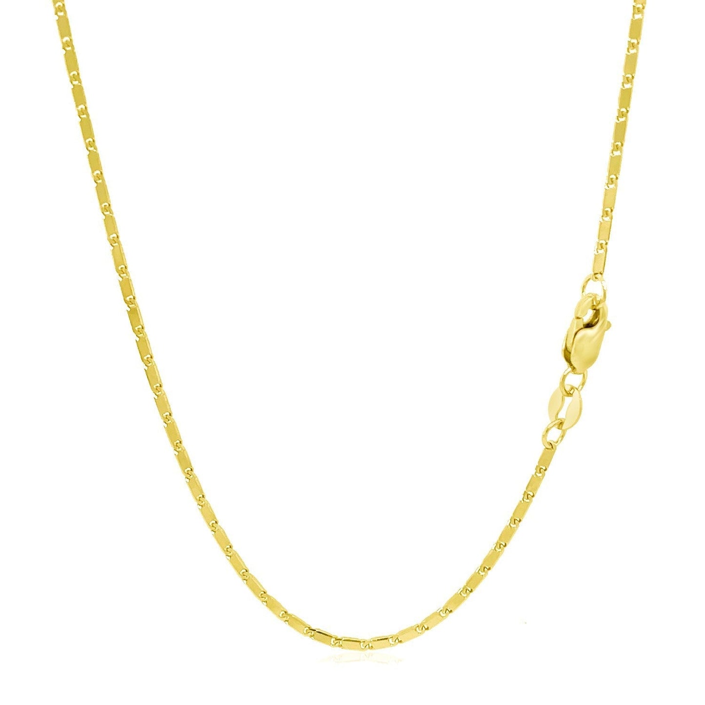 14k Yellow Gold Lumina Pendant Chain 1.0mm Bids.com