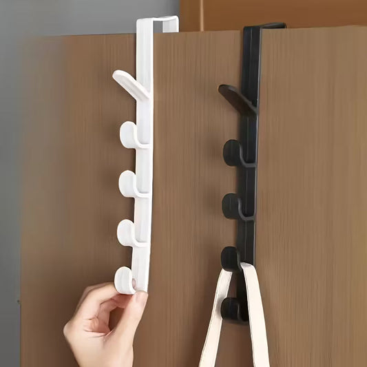 4-Hook Over-the-Door Adjustable Clothing & Bag Organizer DailySale