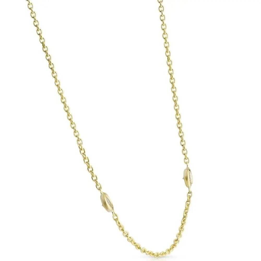 1ct Diamonds By The Yard 18" 14K Yellow Gold Womens Necklace DailySale