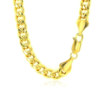 6.5mm 10k Yellow Gold Light Miami Cuban Chain Bids.com