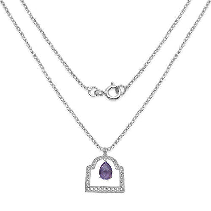 10.70 Carat Genuine Amethyst .925 Sterling Silver Pendant Bids.com