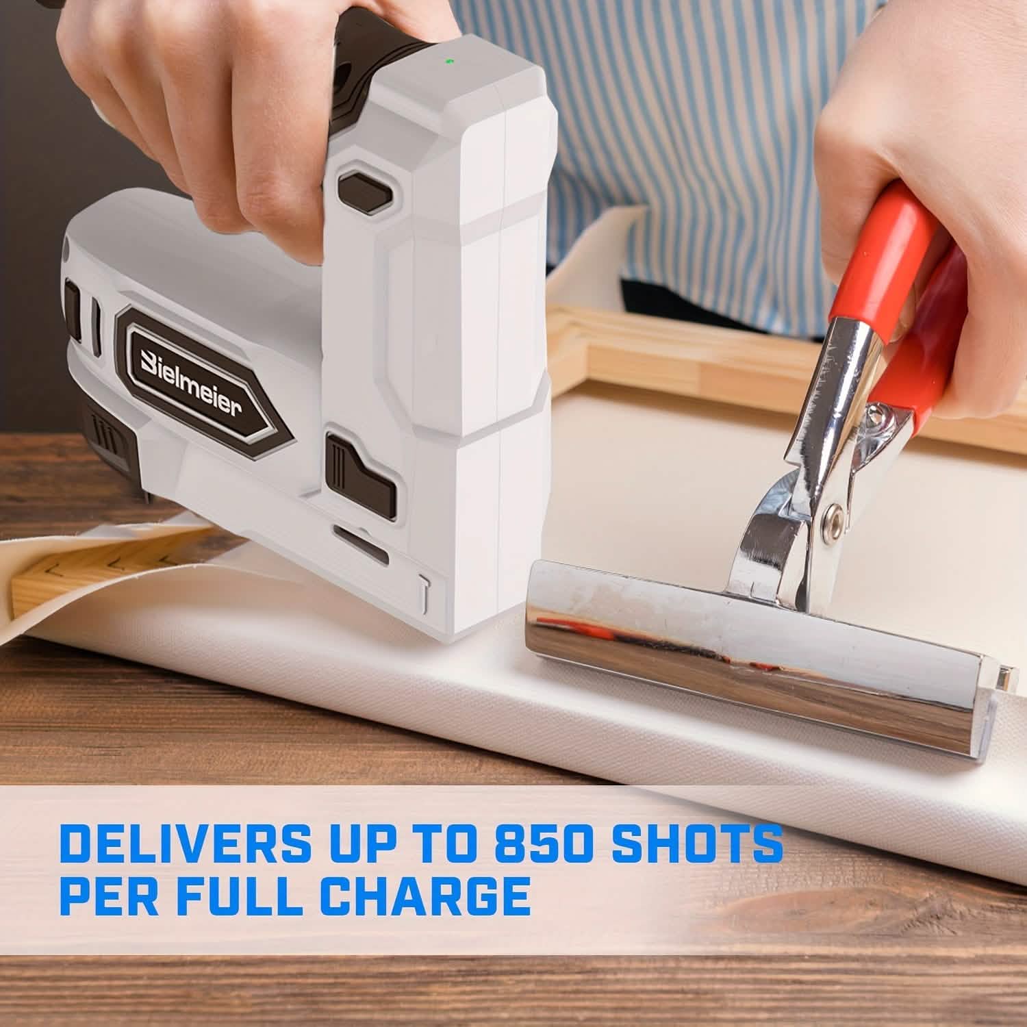 Bielmeier 20V Cordless 2-in-1 Stapler & Brad Nailer DailySale