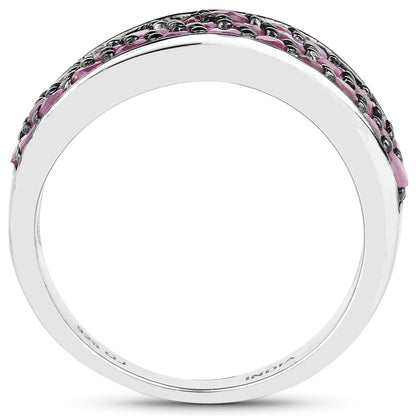 2.33 Carat Genuine Ruby .925 Sterling Silver Ring Bids.com