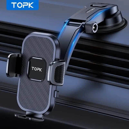 TOPK D38C Car Phone Holder – Adjustable Dashboard Mount DailySale