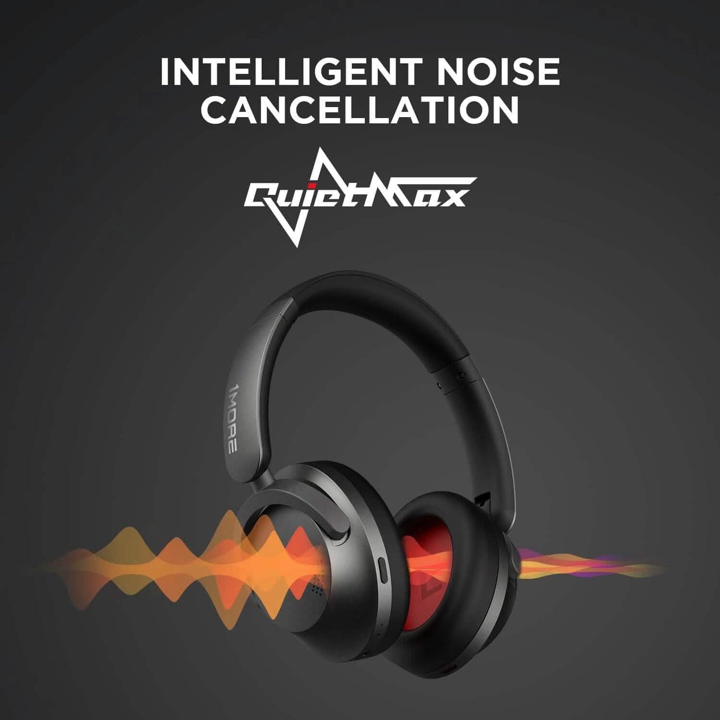 1MORE SonoFlow Active Noise Cancelling Headphones  (Refurbished) DailySale