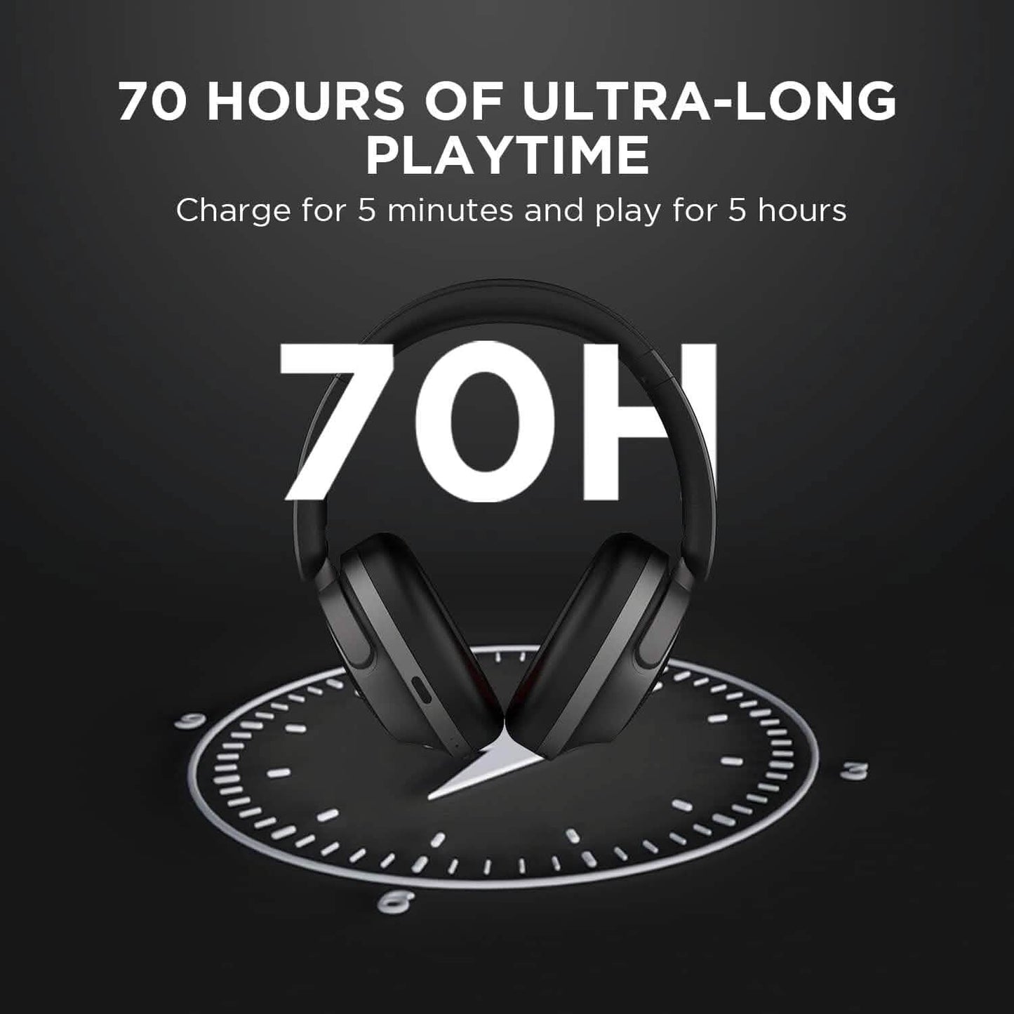 1MORE SonoFlow Active Noise Cancelling Headphones  (Refurbished) DailySale