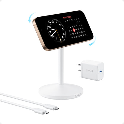 Anker MagGo Wireless Charger (Stand) with Adapter and Cable BOA Anker