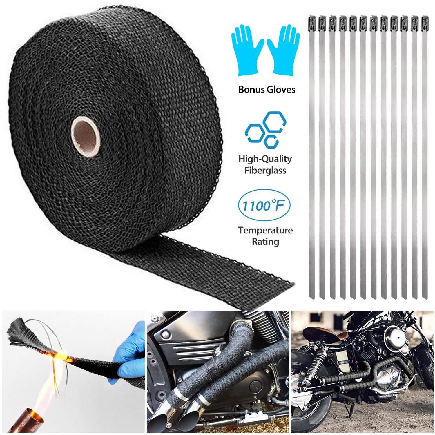 2" 50FT Fiberglass Manifold Header Pipe Heat Wrap DailySale