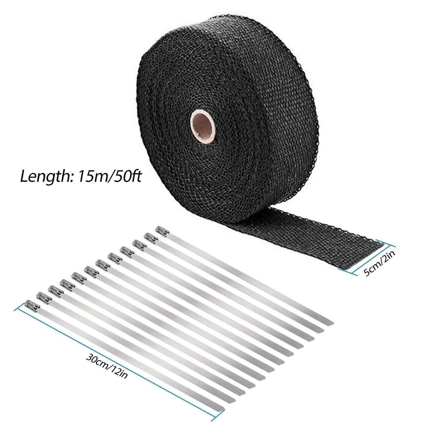 2" 50FT Fiberglass Manifold Header Pipe Heat Wrap DailySale