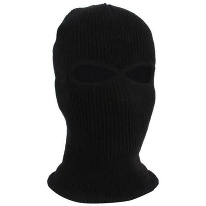 2 Holes Full Face Cover Hood Knitted Balaclava Face Mask DailySale