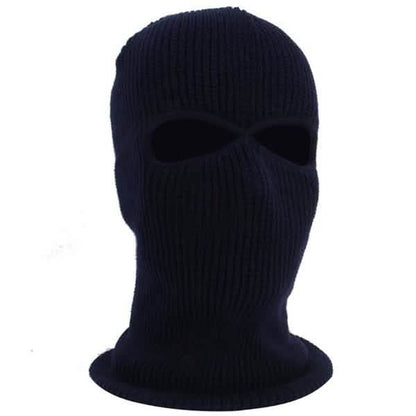 2 Holes Full Face Cover Hood Knitted Balaclava Face Mask DailySale
