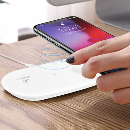 2-in-1 10W Qi Wireless Charging Pad DailySale
