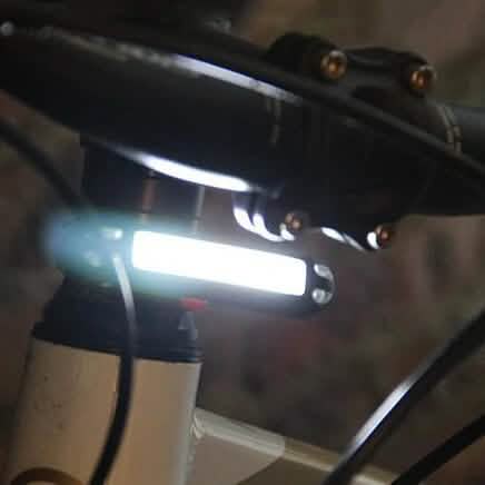 2-in-1 500LM Bicycle USB Rechargeable LED Bike Light Taillight Ultralight Warning Night DailySale