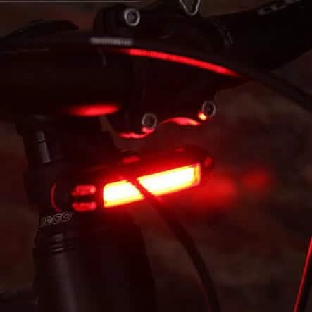 2-in-1 500LM Bicycle USB Rechargeable LED Bike Light Taillight Ultralight Warning Night DailySale