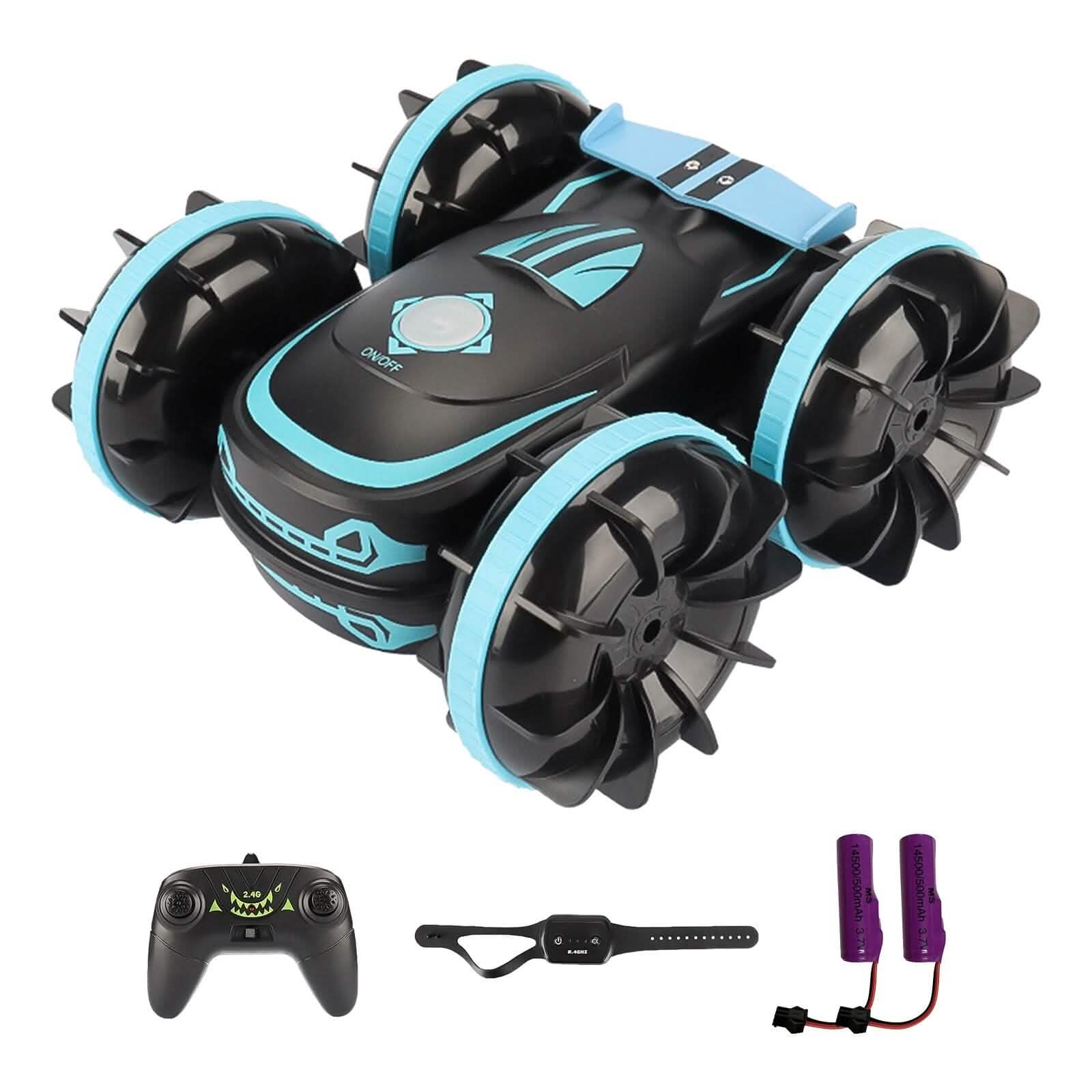 2-in-1 Amphibious RC Car Toy 4GHz 4WD Double-sided 360¬∞ Rotating Stunt Car DailySale