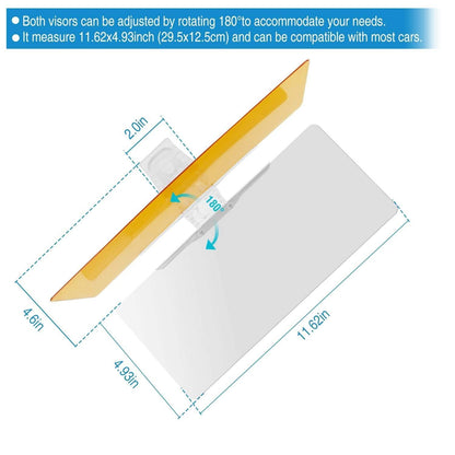 2-in-1 Anti-Glare Auto Sun Visor DailySale