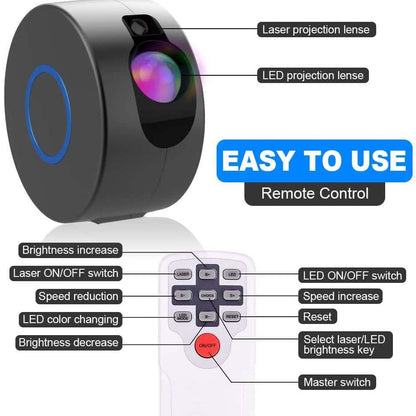 2-in-1 Aurora Starry Sky Projector DailySale