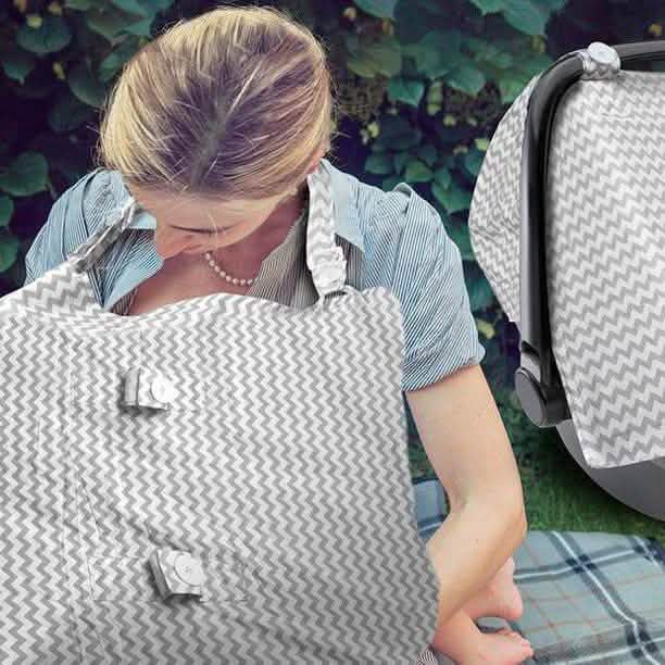 2-in-1 Baby Blanket Car Seat Cover and Nursing Blanket DailySale