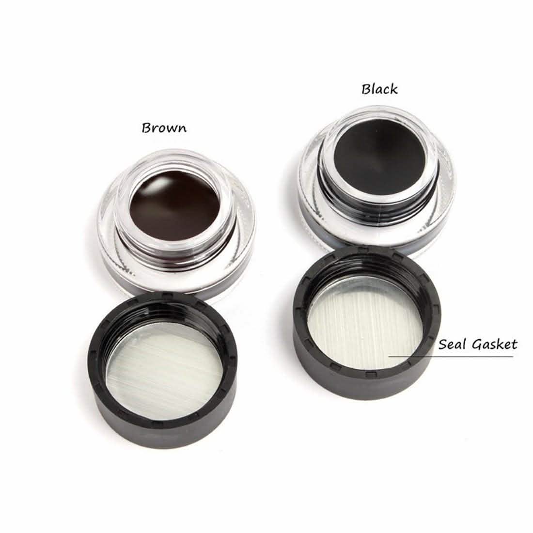 2-in-1 Black and Brown Gel Eyeliner Set DailySale