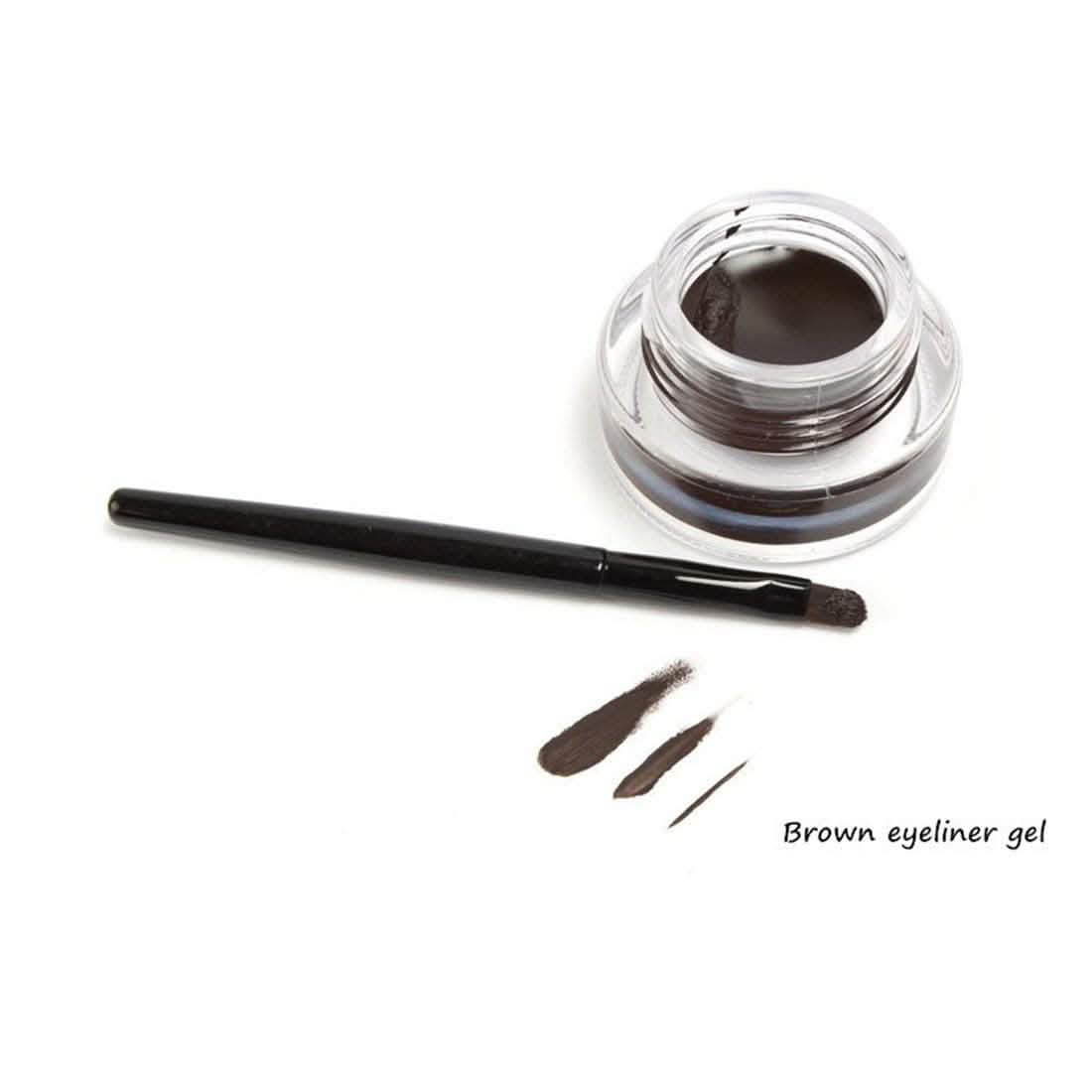 2-in-1 Black and Brown Gel Eyeliner Set DailySale