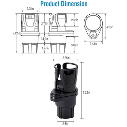 2-in-1 Car Cup Holder Extender DailySale