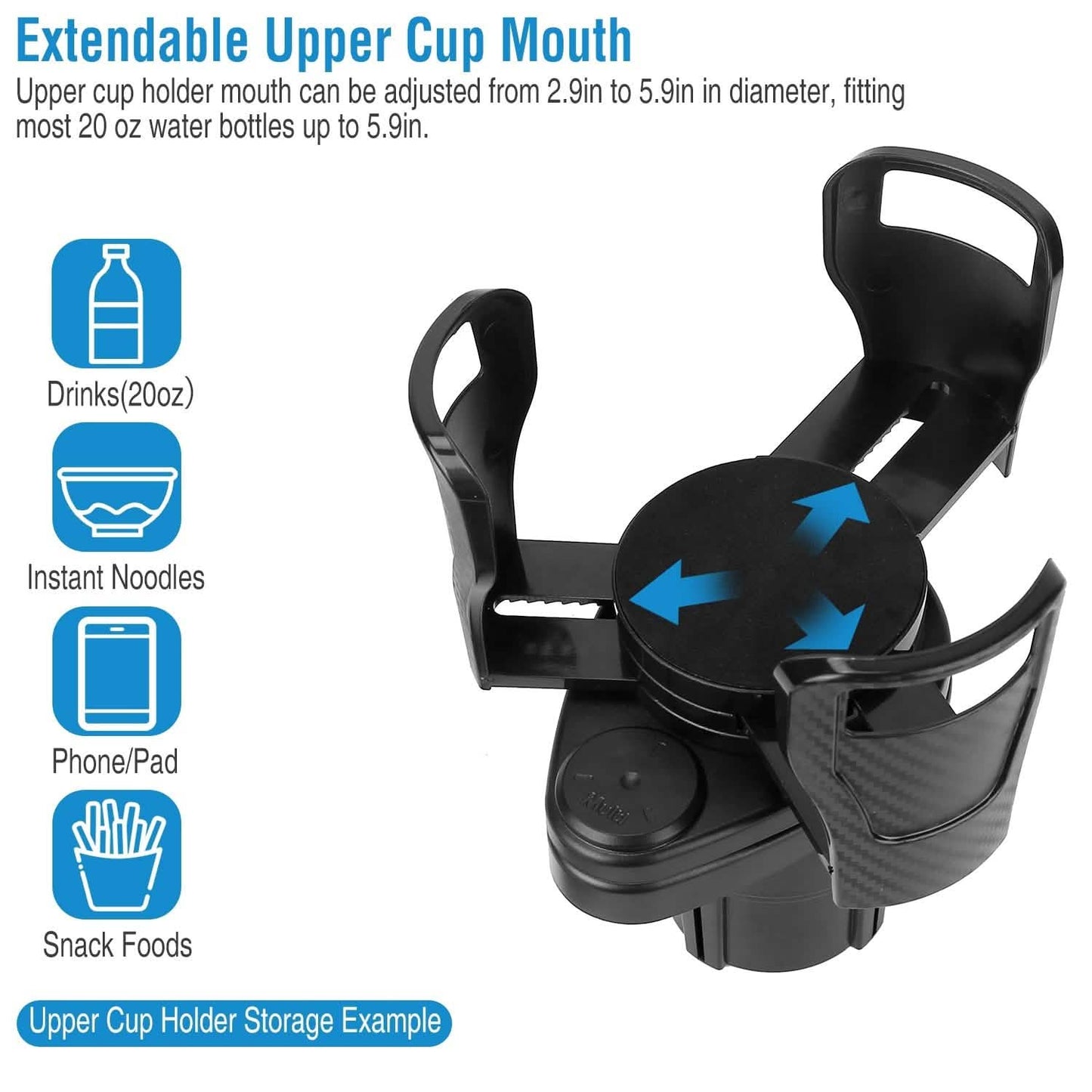 2-in-1 Car Cup Holder Extender DailySale