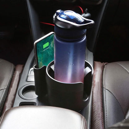2-in-1 Car Cup Holder with Phone Holder Adjustable Base DailySale